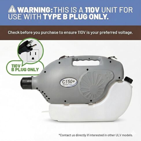 C150+ 110V Electric ULV Fogging 6L + 10 FogPro Shield Reusable Respirator Masks in Saudi Arabia