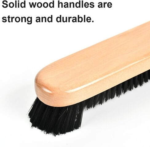 2Set Wood Billiard Pool Table Brush and Rail Brush Set with Soft Nylon Bristle,Billiard Table Cleaner Brushes with Cleaner Cloth 2 Cue Chalk Cube,Pool Tables Accessorie in Kuwait