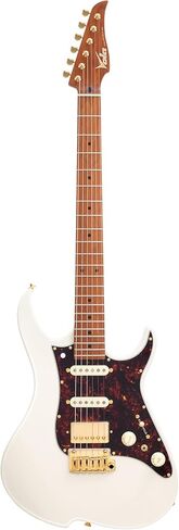 Vola Electric Guitar OZ JRM J2 Olympic White Gloss Handmade in Japan MIJ Roasted Maple Neck Gotoh Bridge Gotoh Locking Tuner Signature model 6 Strings Modern C Neck For All Levels in Kuwait