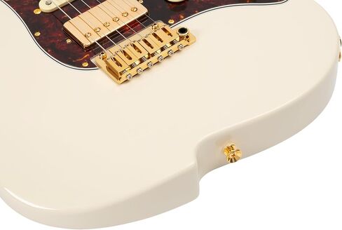 Vola Electric Guitar OZ JRM J2 Olympic White Gloss Handmade in Japan MIJ Roasted Maple Neck Gotoh Bridge Gotoh Locking Tuner Signature model 6 Strings Modern C Neck For All Levels in Kuwait