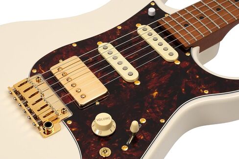 Vola Electric Guitar OZ JRM J2 Olympic White Gloss Handmade in Japan MIJ Roasted Maple Neck Gotoh Bridge Gotoh Locking Tuner Signature model 6 Strings Modern C Neck For All Levels in Kuwait