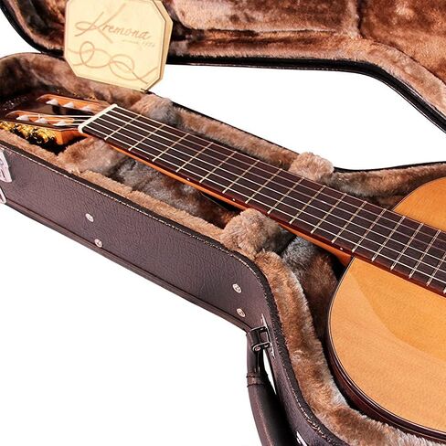 Kremona Fiesta F65CW-SB – Acoustic/Electric Nylon String Guitar – Handmade in Europe – Deluxe Hardshell Case Included in Kuwait
