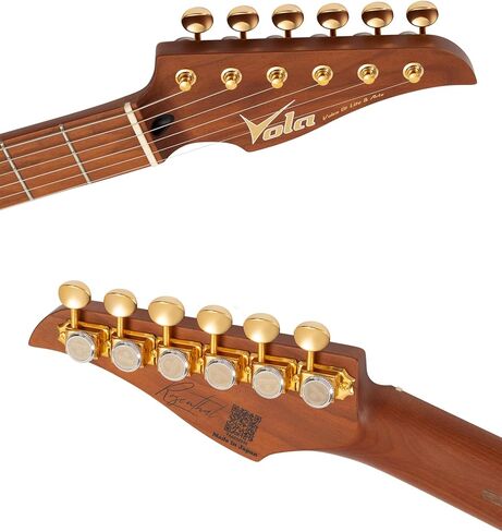 Vola Electric Guitar OZ JRM J2 Olympic White Gloss Handmade in Japan MIJ Roasted Maple Neck Gotoh Bridge Gotoh Locking Tuner Signature model 6 Strings Modern C Neck For All Levels in Kuwait