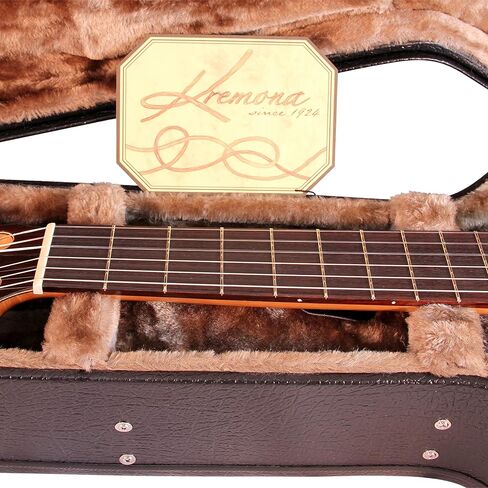 Kremona Fiesta F65CW-SB – Acoustic/Electric Nylon String Guitar – Handmade in Europe – Deluxe Hardshell Case Included in Kuwait