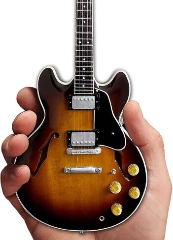 ES-335 نسخة طبق الأصل من جيتار Sunburst الكلاسيكي - جيتار صغير بمقياس 1:4 in Kuwait