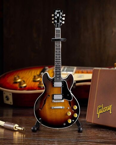 ES-335 نسخة طبق الأصل من جيتار Sunburst الكلاسيكي - جيتار صغير بمقياس 1:4 in Kuwait