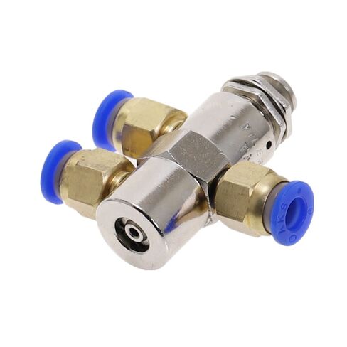 Air Valve,Exhaust Toggle Switch, 2 Position 5 Way ON/Off M5 Thread Push Button Switchs TV-4P Pneumatic Mechanical Valves Fiittings in Saudi Arabia