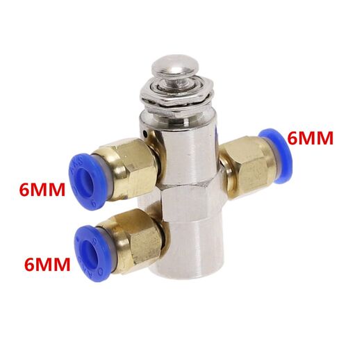 Air Valve,Exhaust Toggle Switch, 2 Position 5 Way ON/Off M5 Thread Push Button Switchs TV-4P Pneumatic Mechanical Valves Fiittings in Saudi Arabia
