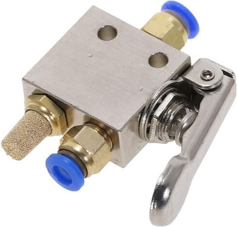 Air Valve, Mechanical Toggle Switch, TAC2-31V 1/8"" Thread 2 Position 3 Way Spring Return Lever Pneumatic Switchs Valves Fittings in Saudi Arabia