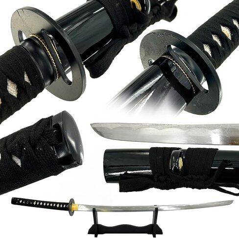 MedievalDepot Reverse Blade Rurouni Kenshin Katana - Overall 40" - 1060 High Carbon Steel - Razor Sharp Blade - Collectible & Display in Kuwait