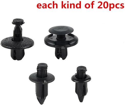 80 قطعة دراجة نارية العالمي ATV هدية الترباس هيكل السيارة دفع حدق المسامير دبوس عدة M6 M7 M8 هدية هيكل السيارة البراغي المسامير ، 1 in Kuwait