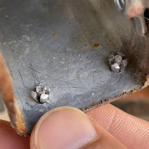 Drive Rivets,Aluminum Core Rivets with Round Head(200Pcs),Knock Type Expansion Aluminum Rivets,2024New Drive Rivets,Half Round Head Aluminum Core Rivets in Saudi Arabia