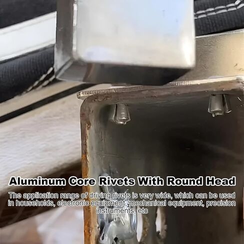 Drive Rivets,Hammer Drive Nail in, Half Round Head Core Rivets, Dome Head Pop Rivet Knock Type Expansion Rivets, for Home, Electronic, Precision 50pcs in Saudi Arabia