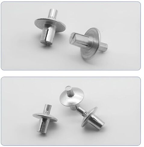 Drive Rivets,Aluminum Core Rivets with Round Head, 2024 New Drive Rivets, Knock Type Expansion Aluminum Rivets (100Pcs) in Saudi Arabia
