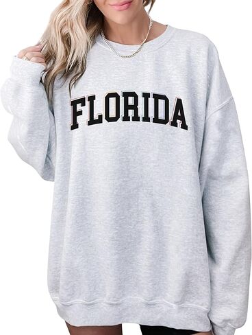 NACRE APPAREL Florida Sweatshirt Cute Summer Florida Beach Hoodie in Saudi Arabia