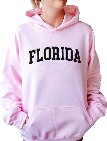 NACRE APPAREL Florida Sweatshirt Cute Summer Florida Beach Hoodie in Saudi Arabia