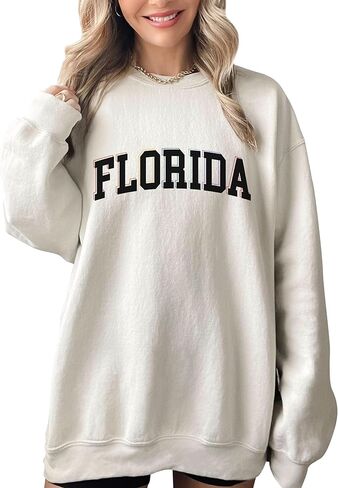 NACRE APPAREL Florida Sweatshirt Cute Summer Florida Beach Hoodie in Saudi Arabia