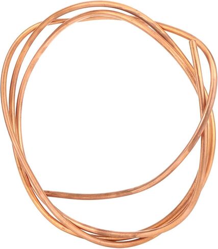2M C1100 T2 Soft Coil Copper Tubing, 6mm OD 5mm ID Tubing, High Temperature Copper Tube with Soft Bendable Design, Ideal for Refrigerator, Freezer & Air Conditioner in Saudi Arabia