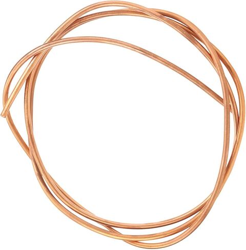 2M C1100 T2 Soft Coil Copper Tubing, 6mm OD 5mm ID Tubing, High Temperature Copper Tube with Soft Bendable Design, Ideal for Refrigerator, Freezer & Air Conditioner in Saudi Arabia