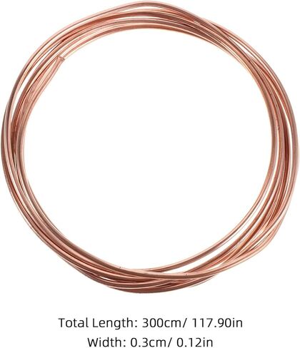 Copper Tube 3mm Od X 2mm Id Soft Coil Copper Tubing Roll for Air Conditioner Refrigeration Hvac Systems DIY Projects in Saudi Arabia