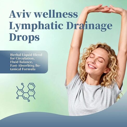 Alora's Hope Organic Lymphatic Drainage Drops - Herbal Liquid Blend for Circulation, Fluid Balance, Fast-Absorbing Botanical Formula, 2 fl oz(1pc) in Saudi Arabia