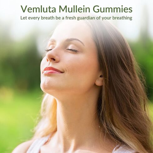 عبوتين من مضغ مولين 3000 ملغ للرئة - مستخلص أوراق مولين للتخلص من سموم الرئتين للمدخنين - كيرسيتين مع بروميلين لدعم الجهاز التنفسي والمناعي والهضمي، 120 قطعة عنبية in Kuwait