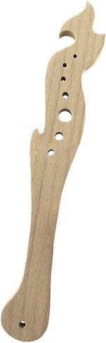 Fenteer 11 inch Oven Rack Puller, Wooden Oven Rack Push Pull Tool with Long Handle, Portable Shelf Puller for Air Fryer and Toaster Oven, Cool Kitchen Gadget for Safe Cooking Baking, Brown in Saudi Arabia