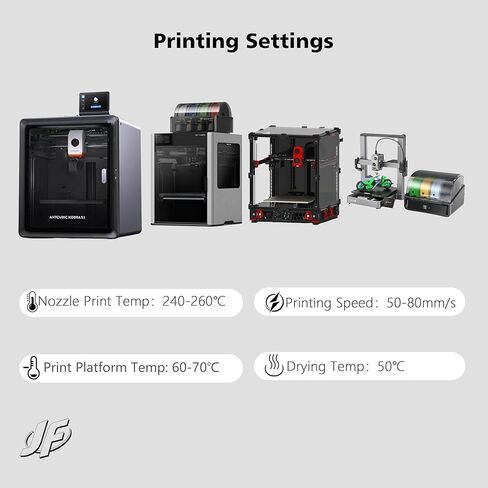 خيوط طابعة ثلاثية الأبعاد من JOY FUTURE PETG، خيوط طابعة ملفوفة بدقة 1.75 مم، دقة الأبعاد +/- 0.02 مم، بكرة 1 كجم (2.2 رطل) مناسبة لمعظم طابعات FDM ثلاثية الأبعاد متعددة الألوان (أصفر) in Kuwait