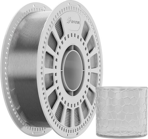 خيوط طابعة ثلاثية الأبعاد من JOY FUTURE PETG، خيوط طابعة ملفوفة بدقة 1.75 مم، دقة الأبعاد +/- 0.02 مم، بكرة 1 كجم (2.2 رطل) مناسبة لمعظم طابعات FDM ثلاثية الأبعاد متعددة الألوان (أصفر) in Kuwait