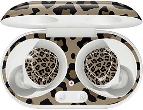 Skinit Decal Audio Skin Compatible with Galaxy Buds+ - Officially Licensed Skinit Originally Designed Leopard Print Design in Saudi Arabia