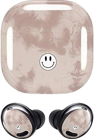 Skinit Decal Audio Skin Compatible with Galaxy Buds Pro Originally Designed Taupe Tie Dye Design in Saudi Arabia