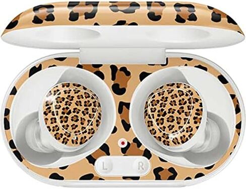 Skinit Decal Audio Skin Compatible with Galaxy Buds+ - Officially Licensed Skinit Originally Designed Leopard Spots Design in Saudi Arabia