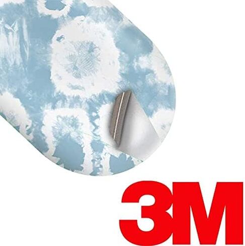 Skinit Decal Audio Skin Compatible with Galaxy Buds+ - Officially Licensed Originally Designed Blue Tie Dye Design in Saudi Arabia
