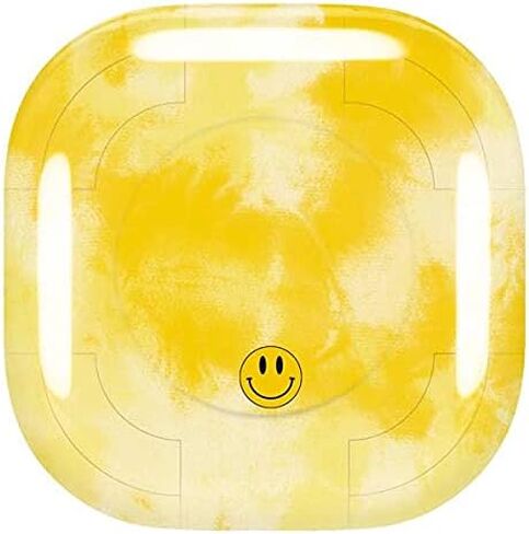 Skinit Decal Audio Skin Compatible with Galaxy Buds Pro Originally Designed Yellow Tie Die Design in Saudi Arabia