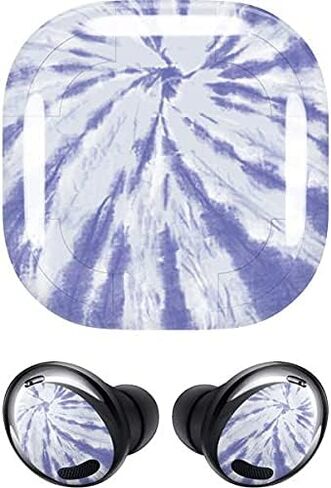Skinit Decal Audio Skin Compatible with Galaxy Buds Pro Originally Designed Purple Tie Dye Design in Saudi Arabia