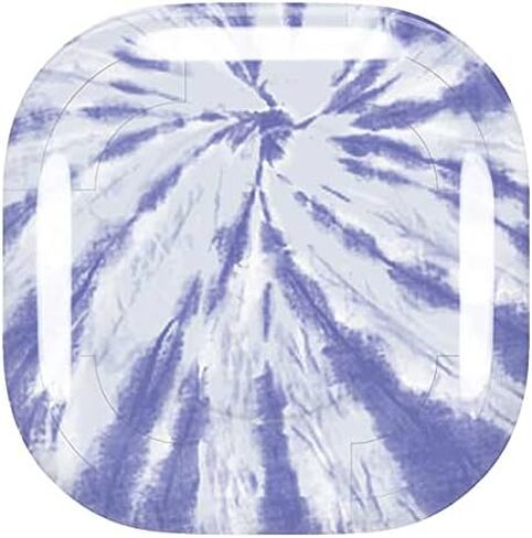 Skinit Decal Audio Skin Compatible with Galaxy Buds Pro Originally Designed Purple Tie Dye Design in Saudi Arabia