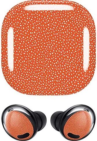 Skinit Decal Audio Skin Compatible with Galaxy Buds Pro Originally Designed Orange Spots Design in Saudi Arabia