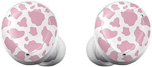 Skinit Decal Audio Skin Compatible with Samsung Galaxy Buds+ - Officially Licensed Originally Designed Pink Cow Print Design in Saudi Arabia