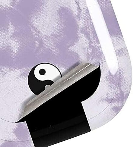 Skinit Decal Audio Skin Compatible with Galaxy Buds Pro Originally Designed Purple and White Tie Dye Design in Saudi Arabia