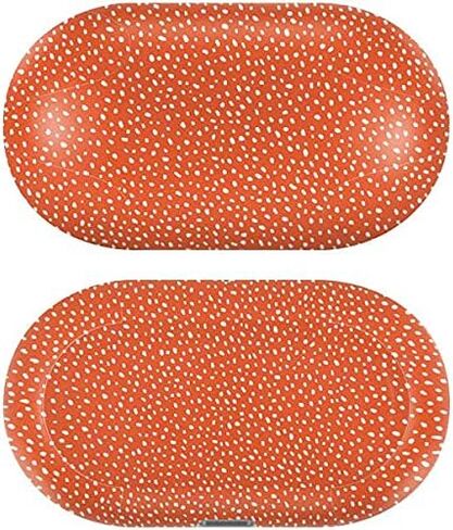 Skinit Decal Audio Skin Compatible with Galaxy Buds+ - Officially Licensed Originally Designed Orange Spots Design in Saudi Arabia