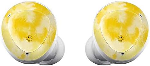 Skinit Decal Audio Skin Compatible with Galaxy Buds+ - Officially Licensed Originally Designed Yellow Tie Die Design in Saudi Arabia