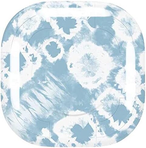 Skinit Decal Audio Skin Compatible with Galaxy Buds Pro Originally Designed Blue Tie Dye Design in Saudi Arabia