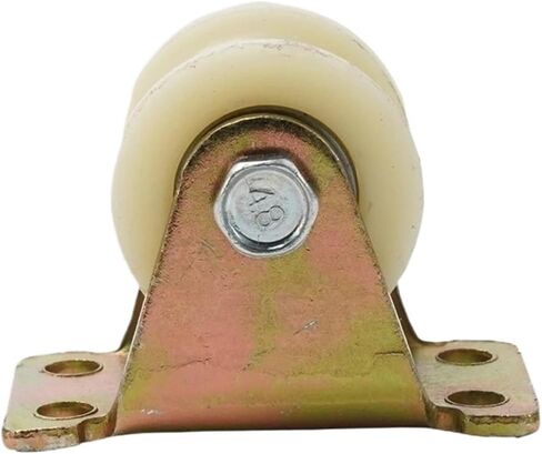 بكرة من الفولاذ المقاوم للصدأ، قطعة واحدة من النايلون V/U مع حامل 30 مم 45# باب بكرات شديدة التحمل كعب منزلق (V-30MM) in Kuwait