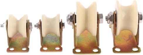 بكرة من الفولاذ المقاوم للصدأ، نايلون على شكل V/U مع فتحة باب، عجلة متابعة انزلاقية شديدة التحمل (U30MM) in Kuwait