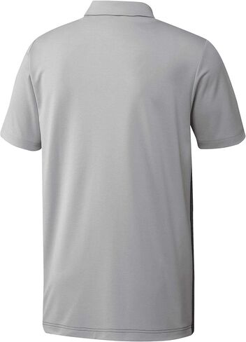 adidas - Heathered Colorblocked 3-Stripes Polo - A508 - XL - Grey Two Heather/Collegiate Royal Heather in Kuwait