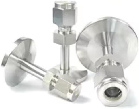 KF Flange to Tube Fitting LOK KF16 KF25 KF40 KF50 1/8 1/4 3/8 1/2 inch LOK 3mm 6mm 8mm 10mm LOK Stainless Steel 316 rpl(KF40,10mm Tube Fitting) in Saudi Arabia