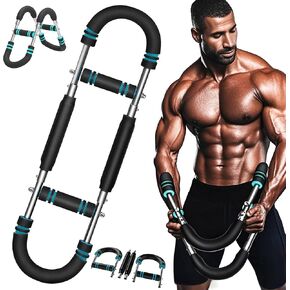 Twister Arm Trainer 70-110lbs Adjustable Chest Workout Equipment for Home Gym Portable Chest Trainer for Men & Women Arm Chest and Shoulder Strength Training Fitness Tool in Saudi Arabia