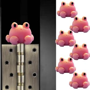 Cute Mini Creative Marine Creatures, Small Crabs Hinge Heads Decorative Topper Set 6PCS, Home Decoration,Magnetic Hinge Head Toppers Door Hinge in Kuwait