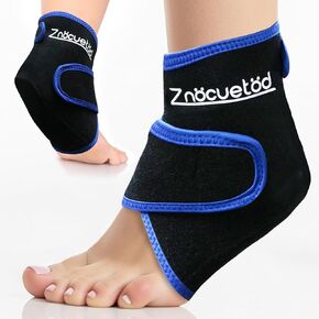 Ankle Ice Pack Wrap Reusable Gel Cold Compression for Foot Discomfort Ice Wrap for Feet Swelling and Recovery Plantar Fasciitis Achilles Tendonitis Sprained Ankles Heel Spur Relief in Kuwait