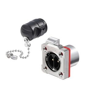 1 قطعة مقاوم للماء IP68 M24 موصل دائري 2 3 4 10 12 19 24 دبوس BD24 موصل لوحة خارجية لمعدات إشارة الطاقة (المقبس D ، 3P) in Kuwait